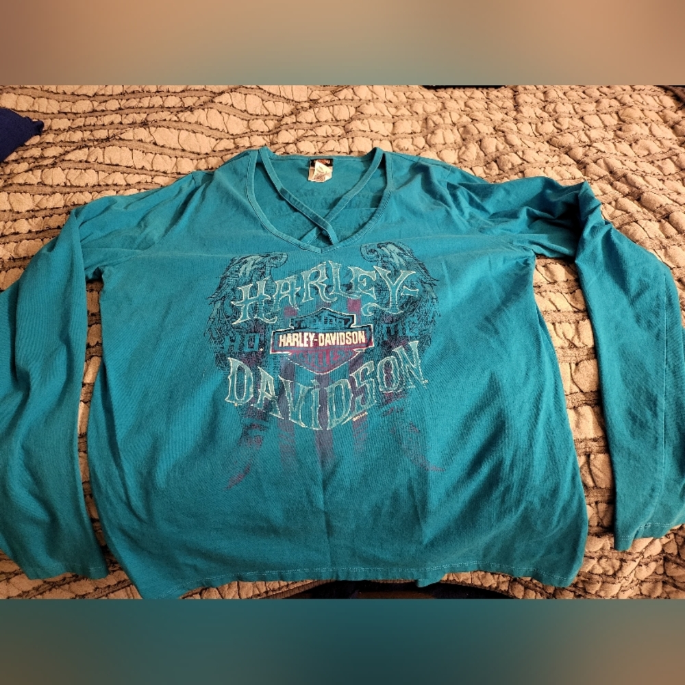 Harley davidson long sleeve shirt